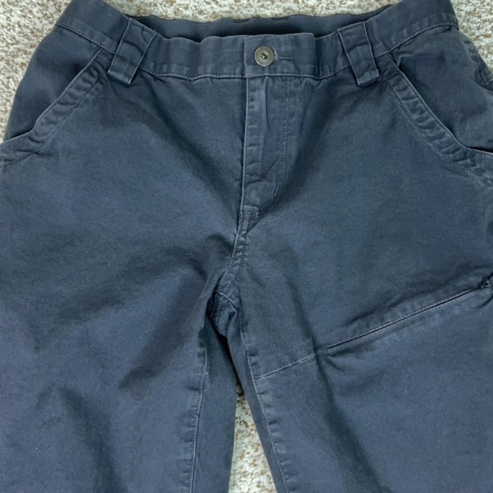 Duluth Trading Pants Womens 6 Navy Jogger Utility Chino Cotton Workwear Hiking - Picture 9 of 9